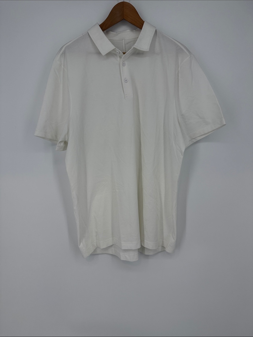 Lululemon Classic White Men's Polo Shirt
